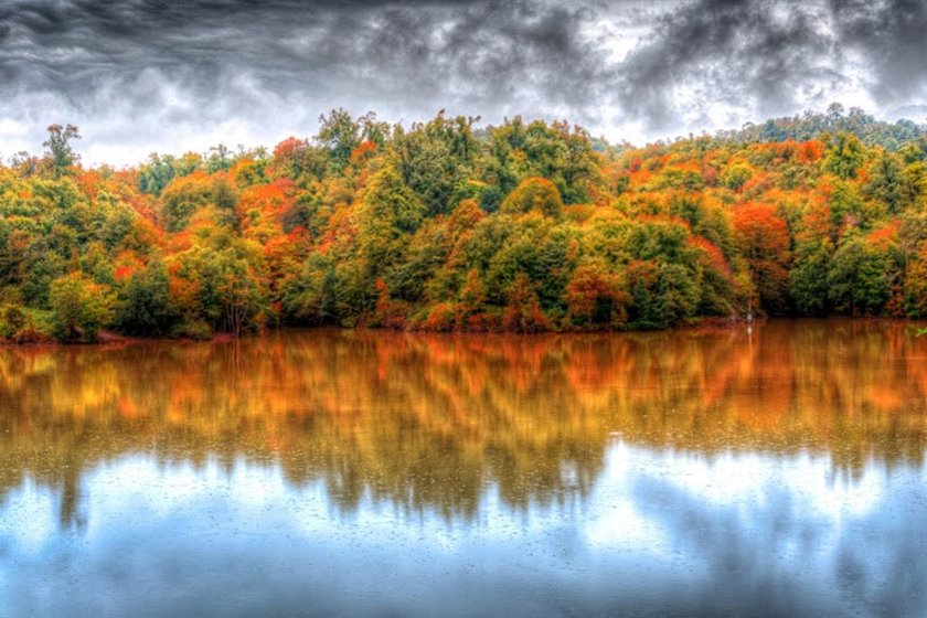 alimalat lake 1 دریاچه الیمالات در پاییز