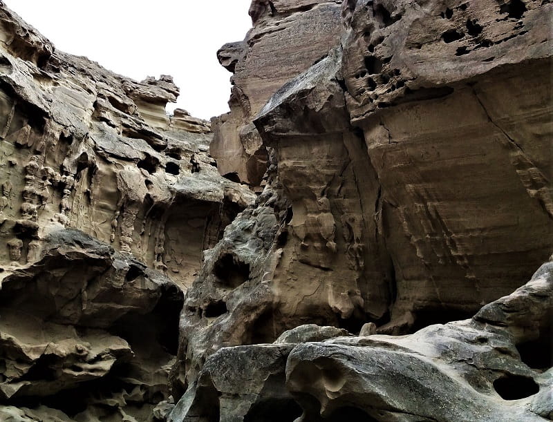 chahkooh canyon4 تنگه چاهکوه از عجایب هفت گانه ی قشم