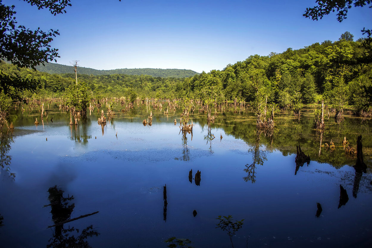 ghost lake دریاچه ارواح نوشهر در فاصله 47 کیلومتری نوشهر مازندران