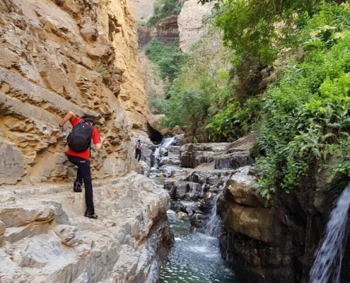 آبشار هفت چشمه جاده چالوس