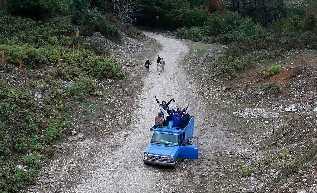 heseel lagoon7 مرداب هسل و وانت سواری در مسیر