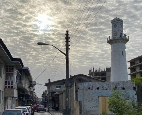 Anzali-Clock-Tower برج ساعت انزلی در خیابان سپه