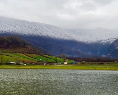 آببندان روستای شفیع آباد گلستان