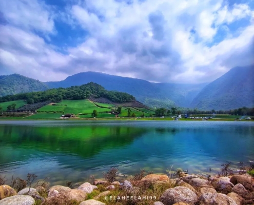 آب بندان شفیع آباد در شهرستان رامیان