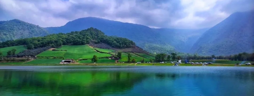 آب بندان شفیع آباد در شهرستان رامیان