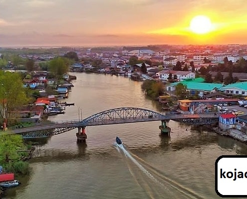 anzali-blvd-park-4 بلوار ساحلی انزلی در غروب آفتاب