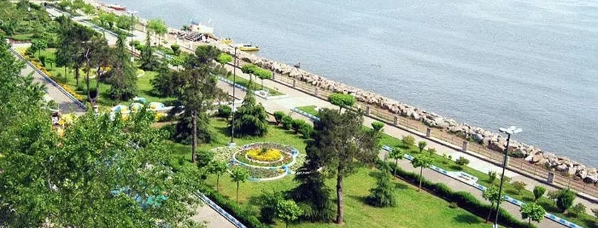 بلوار ساحلی 4 بلوار ساحلی انزلی در بهار