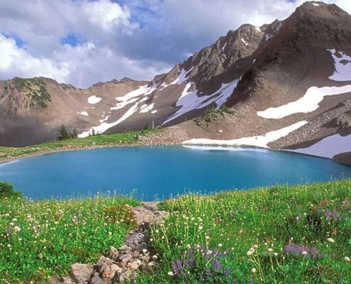 kelardasht-valasht-lake دریاچه ولشت در بهار