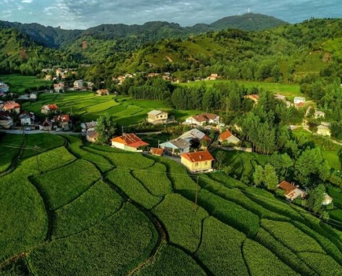 روستای سطل سر لاهیجان در استان گیلان