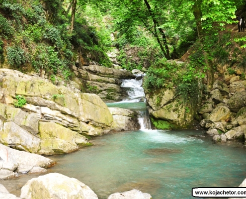 iran-waterfall- elit village روستای الیت چالوس