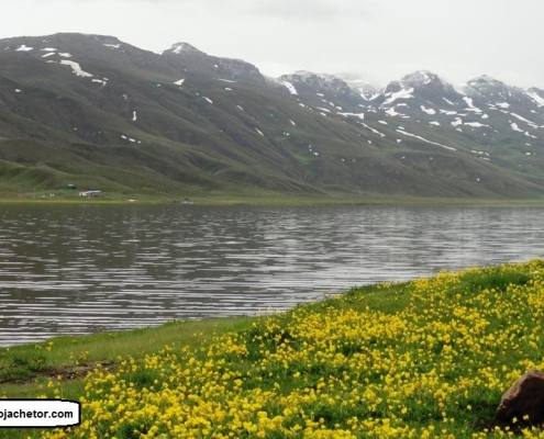 دریاچه نئور در فصل زمستان