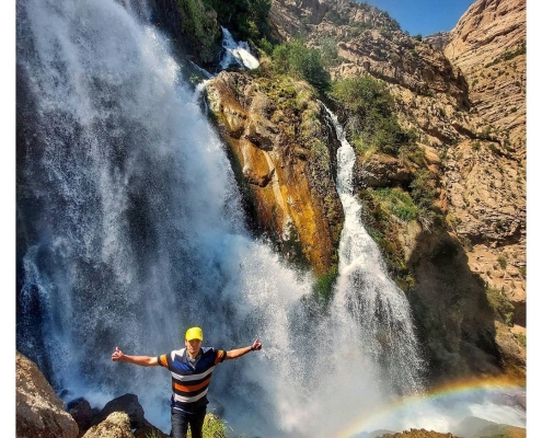 Keredikon or tang e zendan waterfall-11 عکس زیبا از آبشار تنگ زندان در چهار محال و بختیاری