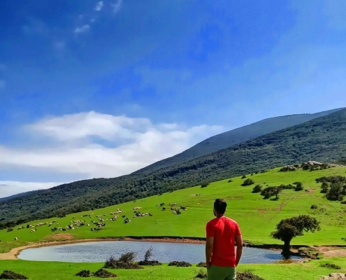 abgir-galdian-6 منظره آبگیر گلدیان رستم آباد در رودبار