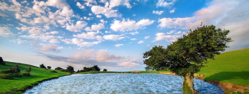 عکس زیبا از آبگیر گلدیان