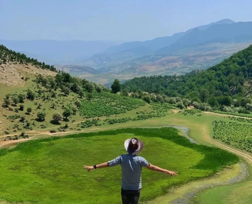 ارتفاعات برف چال گلستان