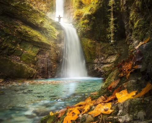 darno waterfall 8 آبشار دارنو نوشهر در فصل پاییز