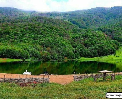 عکس دریاچه ویستان رودبار