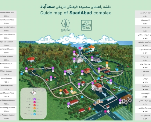 sadabad complex 1 نقشه کاخ سعد آباد