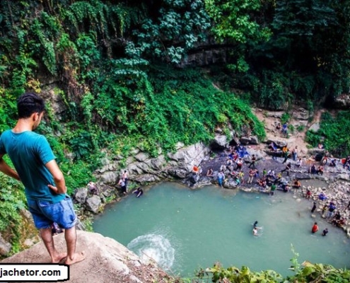 shirabad waterfall 1 آبشار شیرآباد گرگان در فاصله 7کیلومتری شهر خان ببین