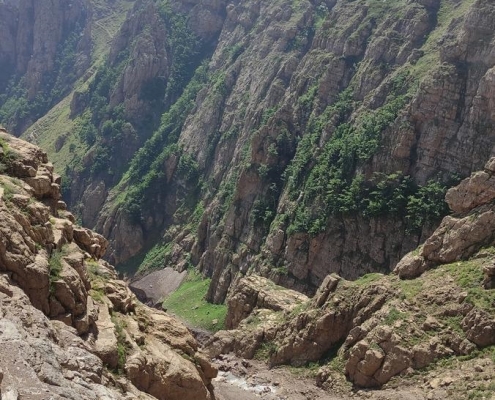 siah cheshman waterfall 2 جاده آبشار سیاه چشمان