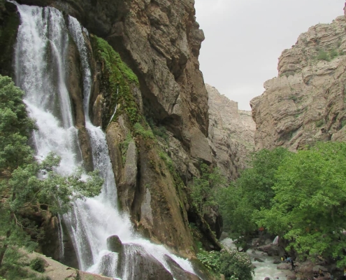 Ab Sefid Waterfall-1 مسیر آبشار آب سفید الیگودرز