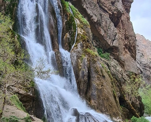 Ab Sefid Waterfall-2 عکس آبشار آب سفید الیگودرز
