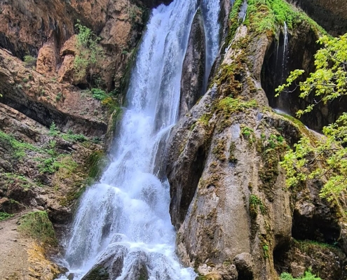 Ab Sefid Waterfall-4 آبشار آب سفید الیگودرز در لرستان