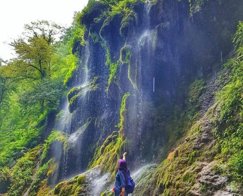 آبشار بهشت باران کجاست