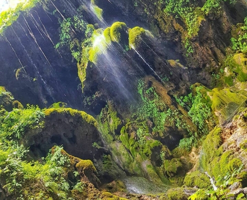 آبشار بهشت باران گلستان