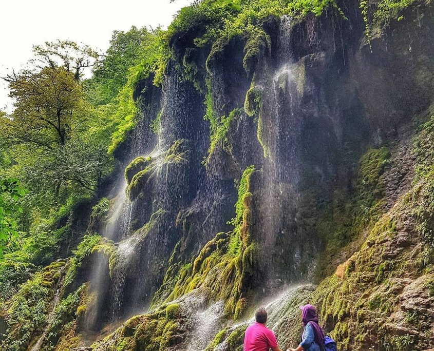 آبشار بهشت باران استان گلستان