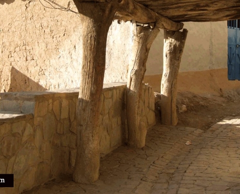 farsian-Alley کوچه های روستای فارسیان قانچی آزادشهر