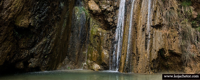 اندازه تاج آبشار نوژیان 5 متر است