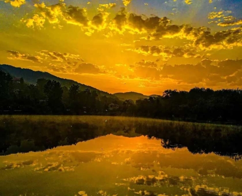 غروب دریاچه عروس حلیمه جان