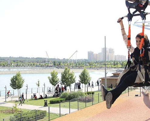 chitgar-lake-7 زیپ لاین شهربازی تفریحات در دریاچه چیتگر تهران