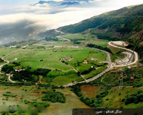 جنگل فندقلو نمین