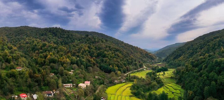 نمای کلی از رشته رود رودبار گیلان