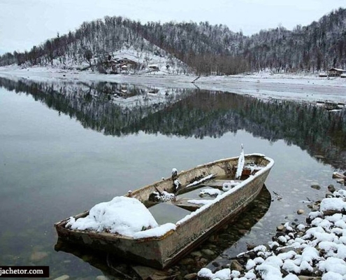 دریاچه سراگاه در زمستان تالش گیلان