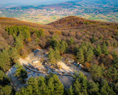 sekotape-park-sari-mazandaran پارک جنگلی سکوتپه ساری از نمای بالا