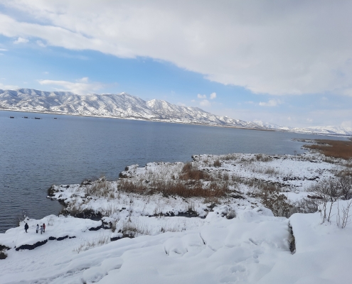 zrebar-lake-marivan-5 دریاچه زریوار در زمستان