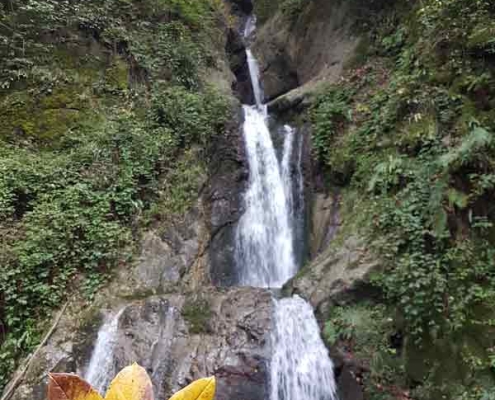 آبشار شی الیم در نزدیکی بابلسر