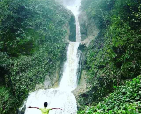 آبشار شی الیم در بابل مازندران