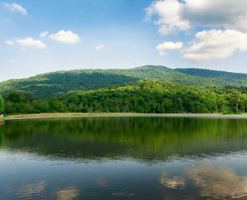 alandan-lake-sari دریاچه الندان یا آب بندان پله ازنی در ساری