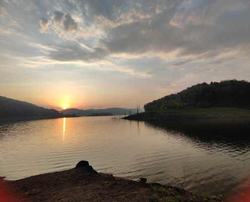 alborz-dam-lafour-9 غروب در سد البرز (سد لفور)