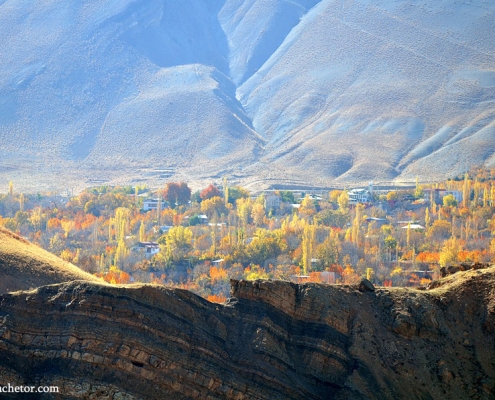 روستای ارنگه از نمای دور