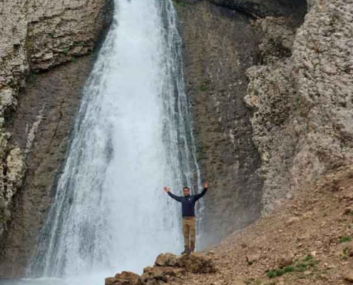 آبشار نیم ساعته بازفت