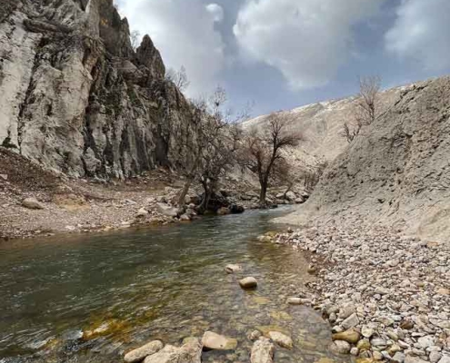 مسیر آبشار نیم ساعته بازفت