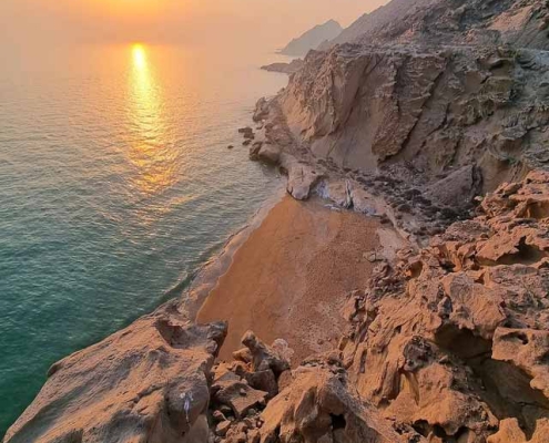 gardaneh-oshagh-3 غروب گردنه عشاق بندر مقام