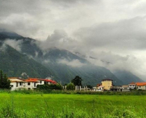 دهکده جوربند در چمستان مازندران