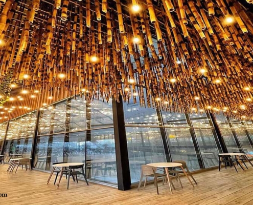 kish-penguin-snow کافه و رستوران در پارک پنگوئن کیش