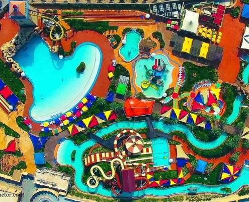 ocean-water-park-1 نمای بالا از اوشن پارک کیش